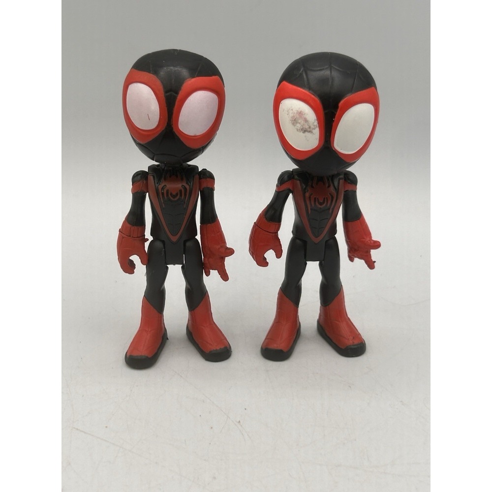 Spidey and His Amazing Friends Marvel Spidey Hero Figure, 4-Inch Lot Of 2